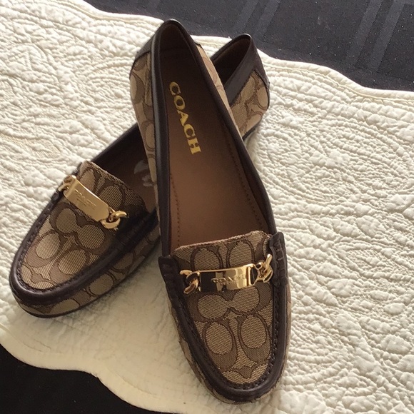 Coach Shoes - Mona Driver in Signature Jacquard